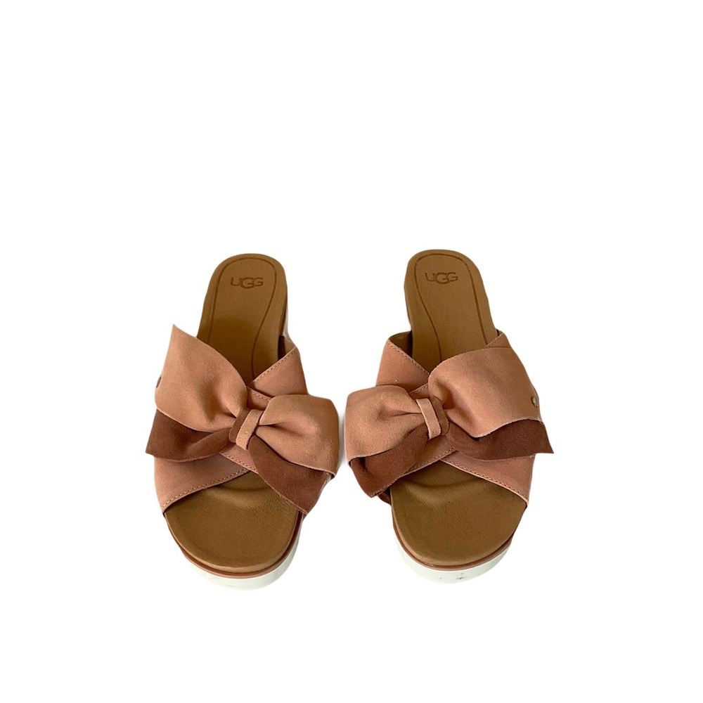 UGG Women's Pink Bow Sandals